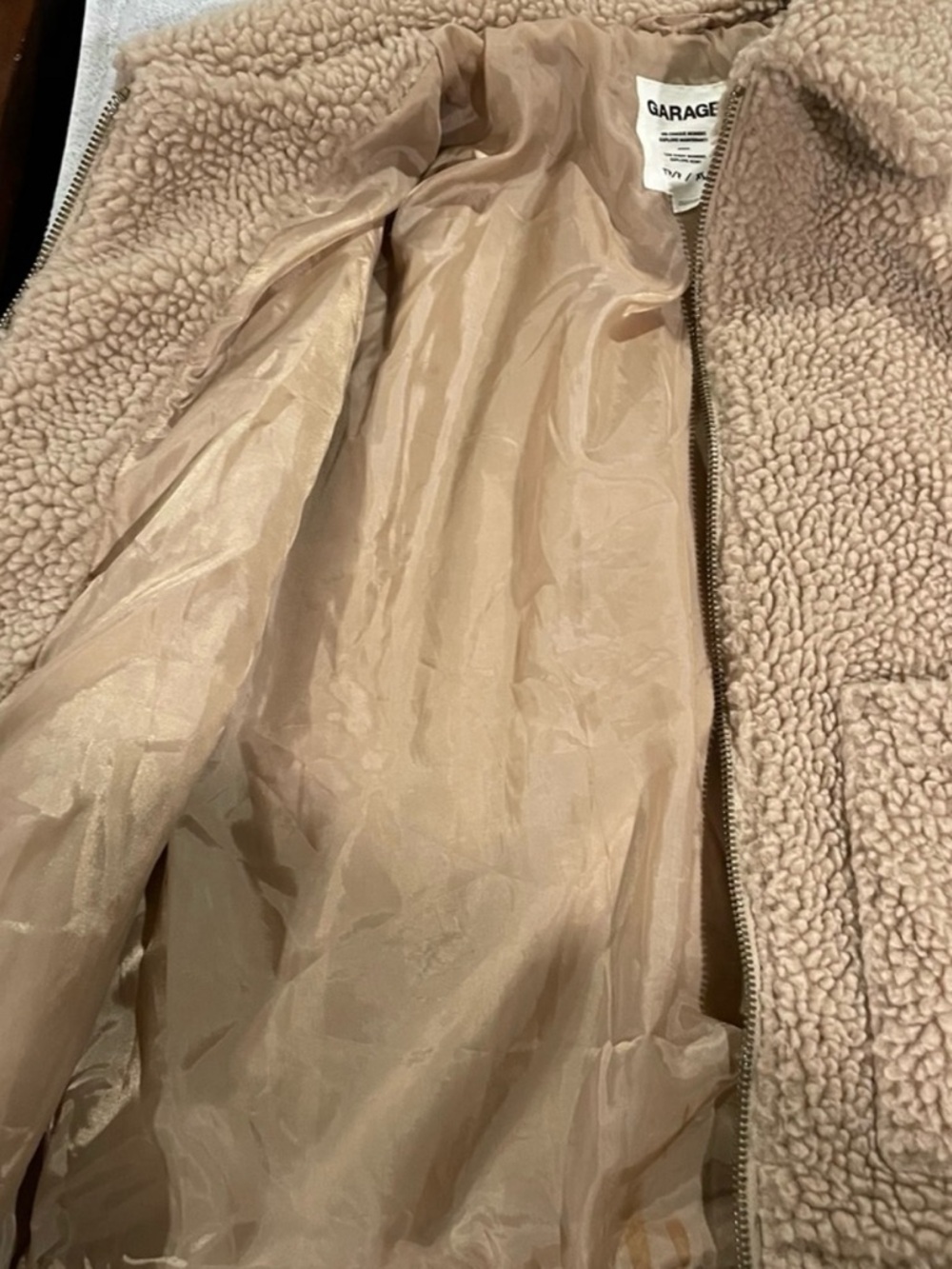 Garage Cozy Teddy Fleece Jacket - Picture 5 of 6